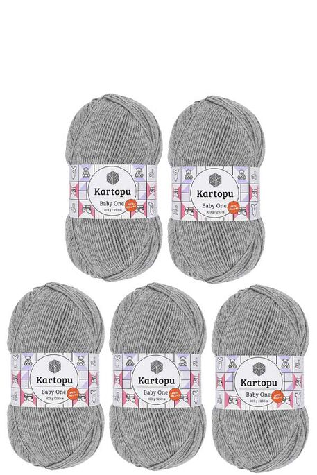 Kartopu Yarn - KARTOPU BABY ONE 5 Lİ PAKET YARN K1000