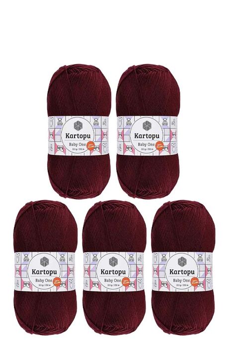 Kartopu Yarn - KARTOPU BABY ONE 5 Lİ PAKET YARN K110