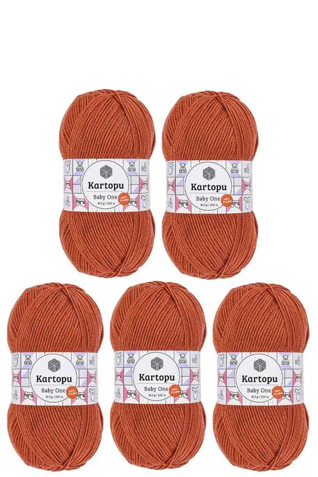 Kartopu Yarn - KARTOPU BABY ONE 5 Lİ PAKET YARN K1210