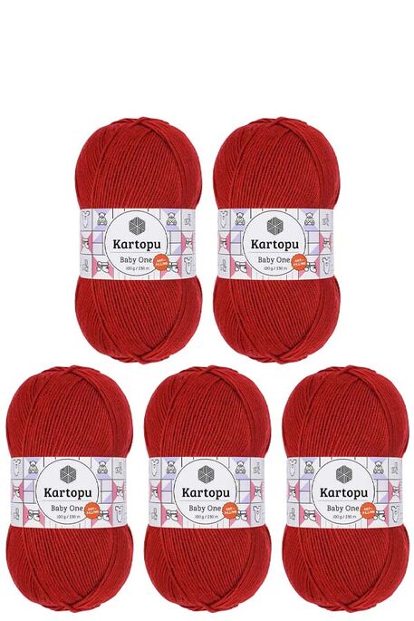 Kartopu Yarn - KARTOPU BABY ONE 5 Lİ PAKET YARN K129