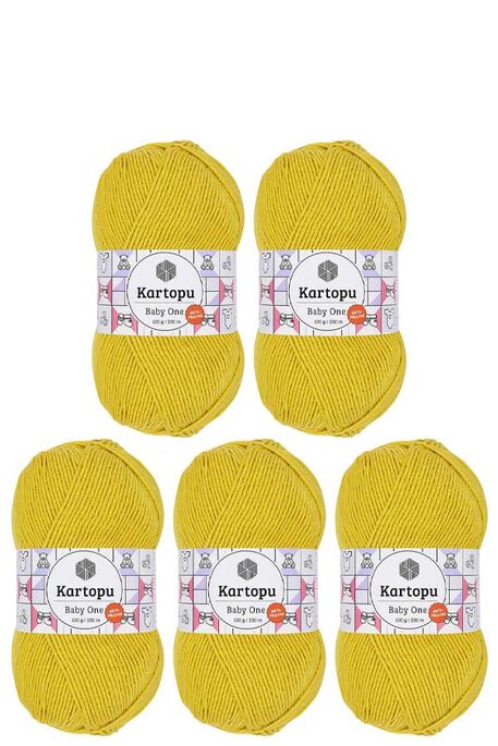 Kartopu Yarn - KARTOPU BABY ONE 5 Lİ PAKET YARN K1321