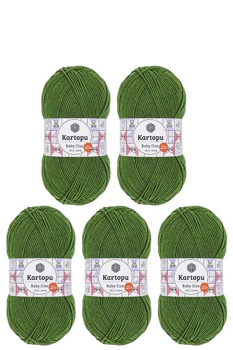 Kartopu Yarn - KARTOPU BABY ONE 5 Lİ PAKET YARN K1391