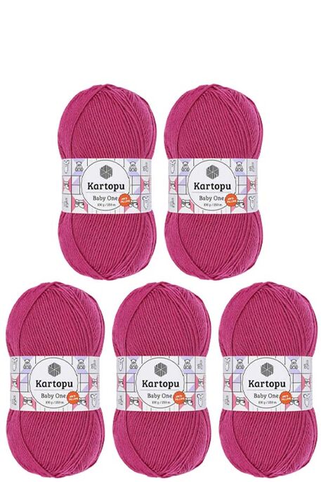 Kartopu Yarn - KARTOPU BABY ONE 5 Lİ PAKET YARN K245