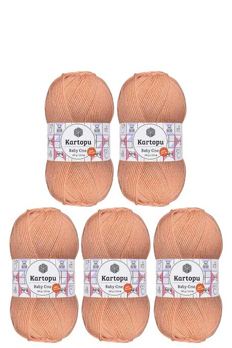 Kartopu Yarn - KARTOPU BABY ONE 5 Lİ PAKET YARN K253