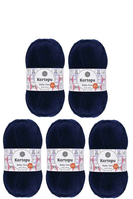 Kartopu Yarn - KARTOPU BABY ONE 5 Lİ PAKET YARN K636