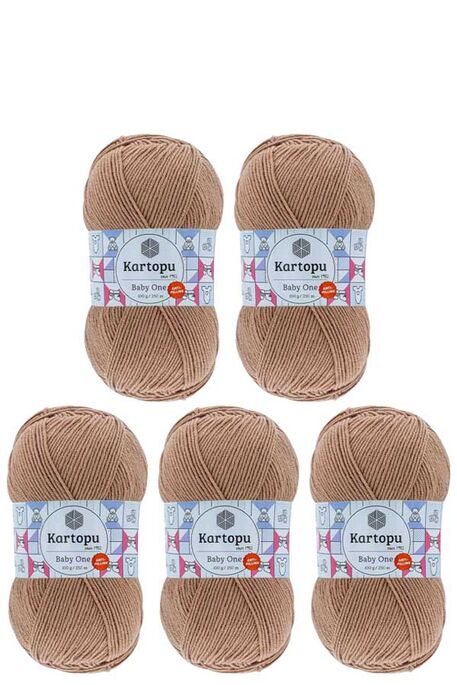 Kartopu Yarn - KARTOPU BABY ONE 5 Lİ PAKET YARN K847