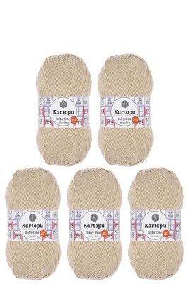 Kartopu Yarn - KARTOPU BABY ONE 5 Lİ PAKET YARN K855