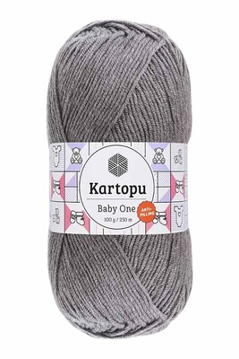 Kartopu Yarn - KARTOPU BABY ONE K1002 Koyu Gri