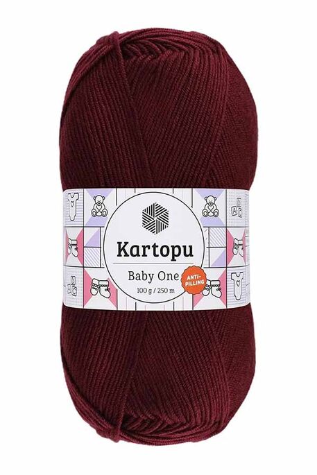 Kartopu Yarn - KARTOPU BABY ONE K110 Bordo