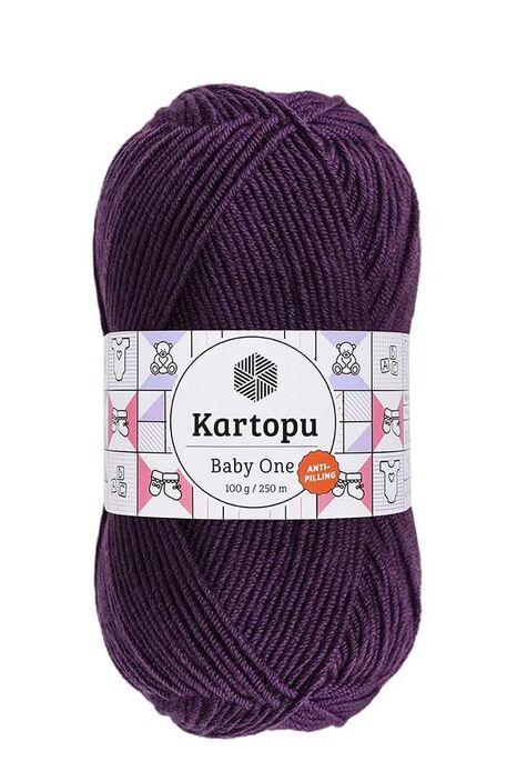 Kartopu Yarn - KARTOPU BABY ONE K721 Mor