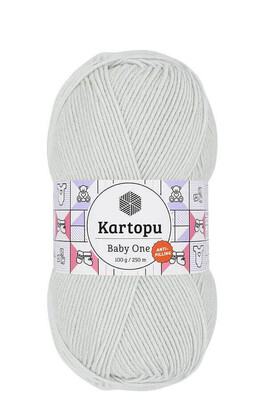 KARTOPU - KARTOPU BABY ONE K993 Gümüş Gri