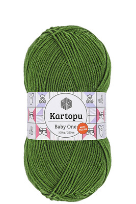 Kartopu Yarn - KARTOPU BABY ONE YARN K1391 PINE GREEN