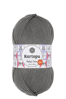 Kartopu Yarn - KARTOPU BABY ONE YARN K1921 Dark Gray