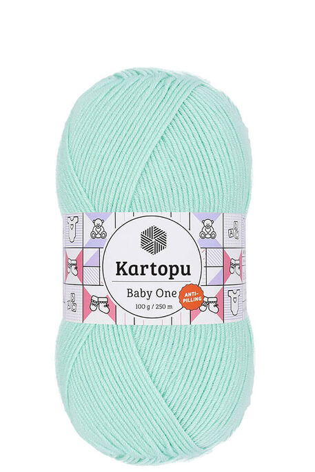 Kartopu Yarn - KARTOPU BABY ONE YARN K507 Light green