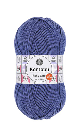 Kartopu Yarn - KARTOPU BABY ONE YARN K604 Light Navy Blue