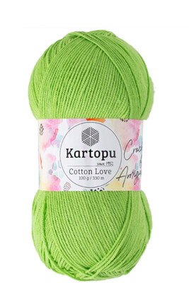 Kartopu Yarn - KARTOPU COTTON LOVE K404 PISTACHIO GREEN