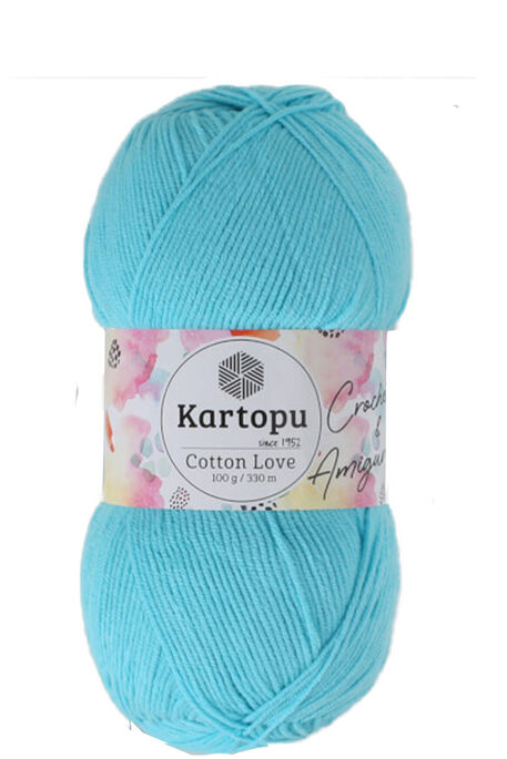 Kartopu Yarn - KARTOPU COTTON LOVE K516 TURQUOISE