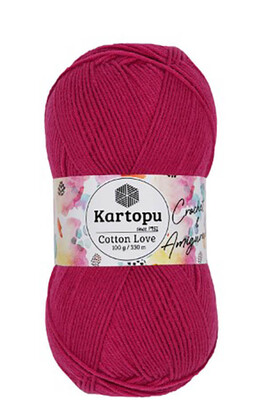 KARTOPU - KARTOPU COTTON LOVE K734 Fuşya