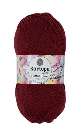 Kartopu Yarn - KARTOPU COTTON LOVE YARN K104 Marsala