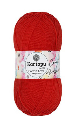 Kartopu Yarn - KARTOPU COTTON LOVE YARN K1170 RED