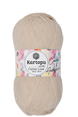 Kartopu Yarn - KARTOPU COTTON LOVE YARN K354 LİGHT SKIN