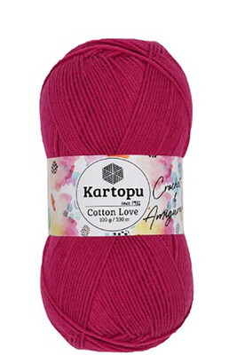 Kartopu Yarn - KARTOPU COTTON LOVE YARN K734 FUCHIA