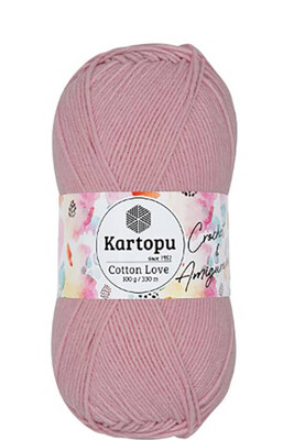 Kartopu Yarn - KARTOPU COTTON LOVE YARN K768 POWDER PINK