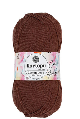 Kartopu Yarn - KARTOPU COTTON LOVE YARN K893 CACAO