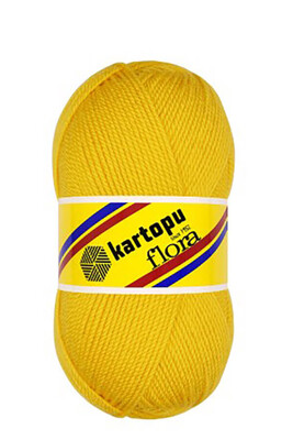 Kartopu Yarn - KARTOPU FLORA KNİTTİNG YARN K320 DARK YELLOW