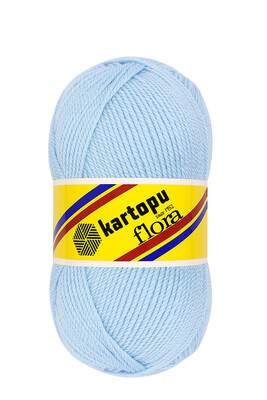 Kartopu Yarn - KARTOPU FLORA KNİTTİNG YARN K540 BABY BLUE