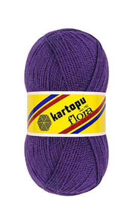 Kartopu Yarn - KARTOPU FLORA KNİTTİNG YARN K725 PURPLE