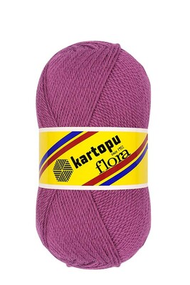 Kartopu Yarn - KARTOPU FLORA KNİTTİNG YARN K736 DARK ROSE