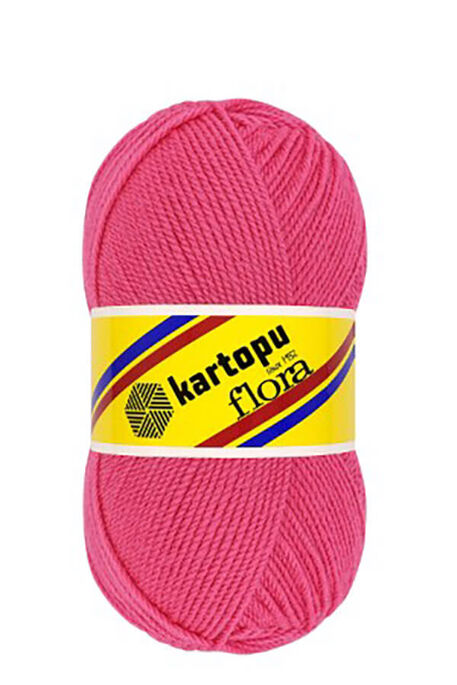 Kartopu Yarn - KARTOPU FLORA KNİTTİNG YARN K771 LIGHT FUCHIA