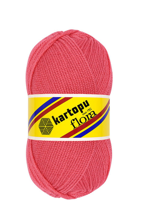 Kartopu Yarn - KARTOPU FLORA KNİTTİNG YARN K812 DARK PINK