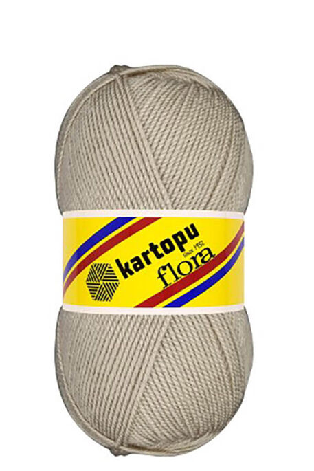 Kartopu Yarn - KARTOPU FLORA KNİTTİNG YARN K855 LIGHT BEIGE