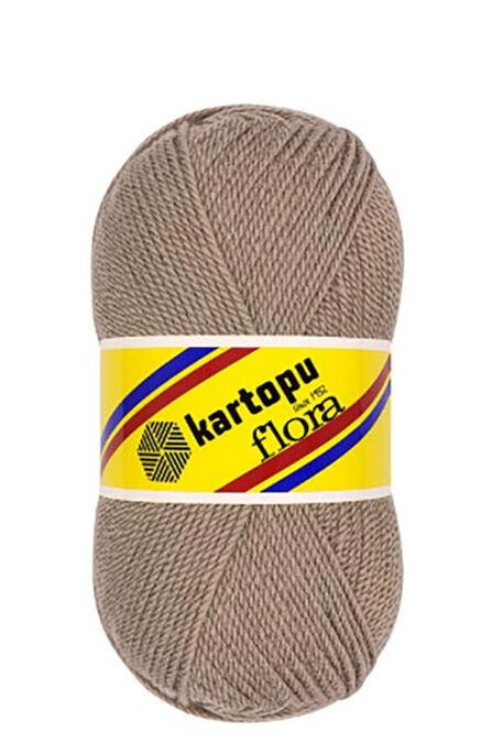 Kartopu Yarn - KARTOPU FLORA KNİTTİNG YARN K885 MINK