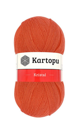 Kartopu Yarn - KARTOPU KRİSTAL K1212 CORAL