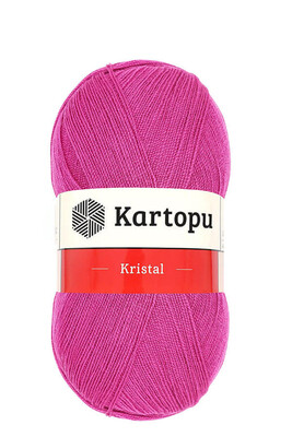 Kartopu Yarn - KARTOPU KRİSTAL K440 Fushia