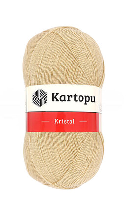 Kartopu Yarn - KARTOPU KRİSTAL K884 Light Brown