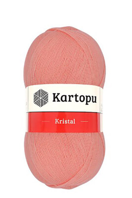 Kartopu Yarn - KARTOPU KRİSTAL KNİTTİNG YARN K1217 LIGHT ORANGE