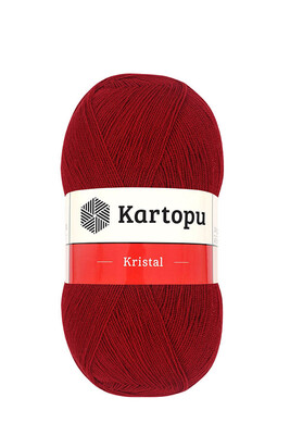 Kartopu Yarn - KARTOPU KRİSTAL KNİTTİNG YARN K125 DARK RED