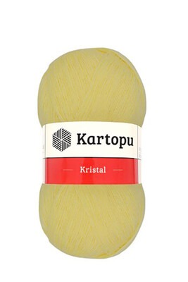 Kartopu Yarn - KARTOPU KRİSTAL KNİTTİNG YARN K1331 LİGHT YELLOW