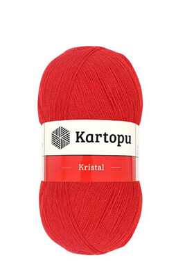 Kartopu Yarn - KARTOPU KRİSTAL KNİTTİNG YARN K160 RED