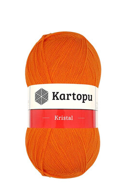 Kartopu Yarn - KARTOPU KRİSTAL KNİTTİNG YARN K210 ORANGE