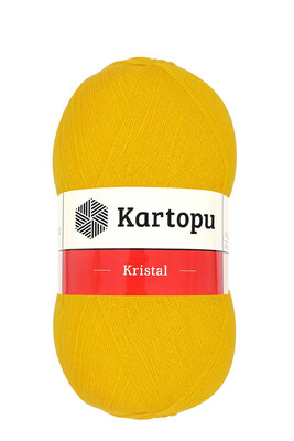 Kartopu Yarn - KARTOPU KRİSTAL KNİTTİNG YARN K320 DARK YELLOW