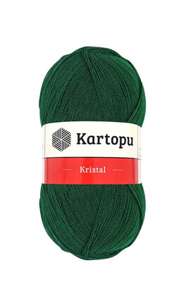 Kartopu Yarn - KARTOPU KRİSTAL KNİTTİNG YARN K416 EMERALD GREEN