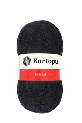 Kartopu Yarn - KARTOPU KRİSTAL KNİTTİNG YARN K940 BLACK