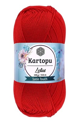 Kartopu Yarn - KARTOPU LOTUS K165 Kırmızı