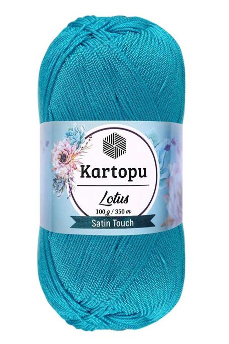 Kartopu Yarn - KARTOPU LOTUS K512 Turkuaz