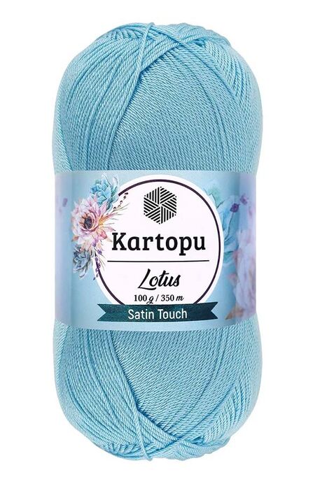 Kartopu Yarn - KARTOPU LOTUS K537 Mavi